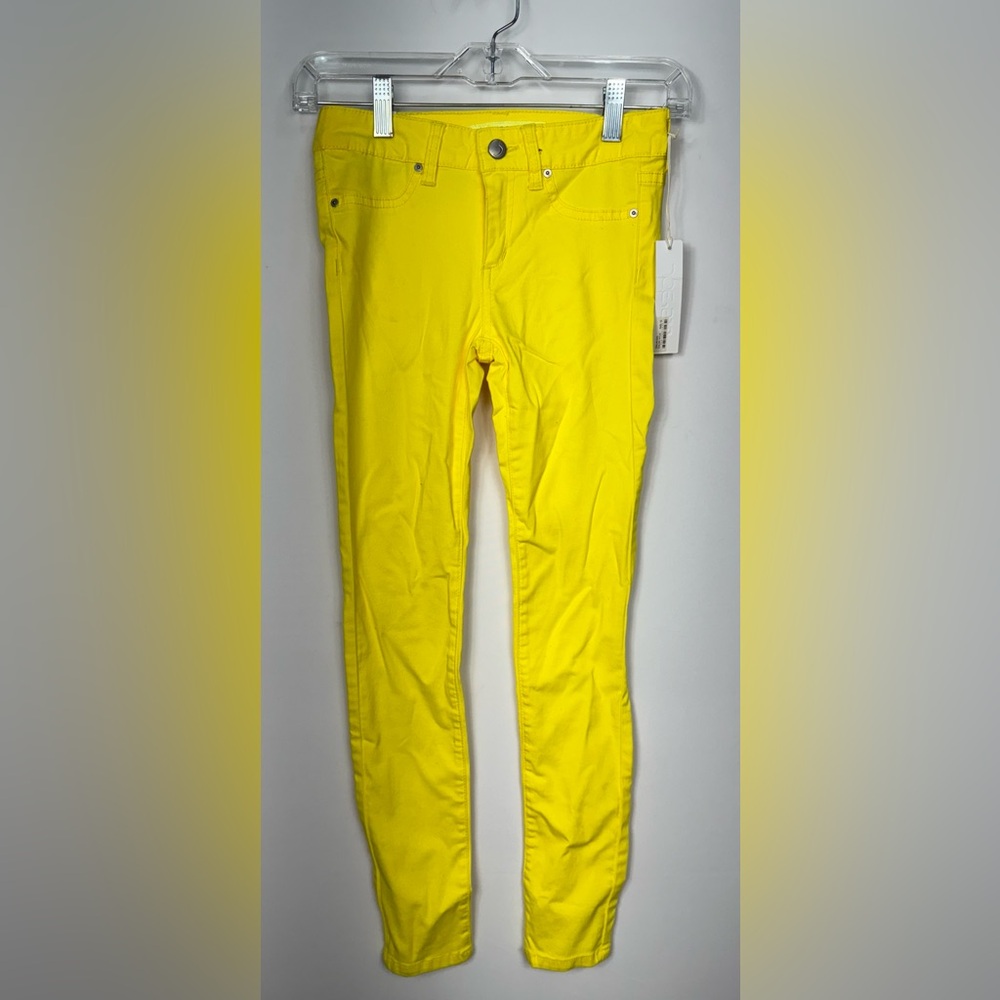 Joe's Jeans ultra slim the jeggings yellow girls jeans
